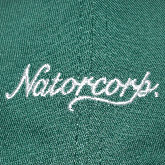 Cursive Green NatorCorp. Hat - NatorCorp