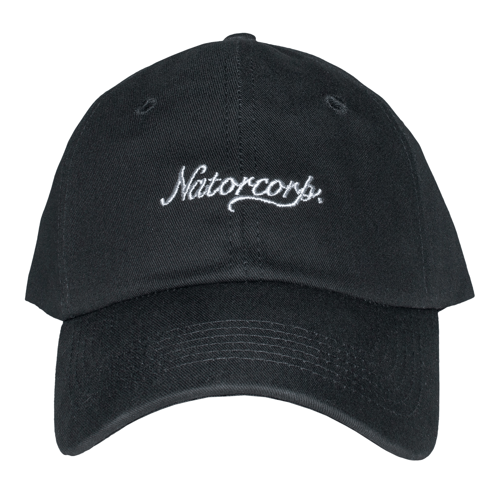 Cursive Black NatorCorp. Hat - NatorCorp