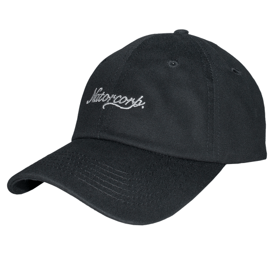 Cursive Black NatorCorp. Hat - NatorCorp