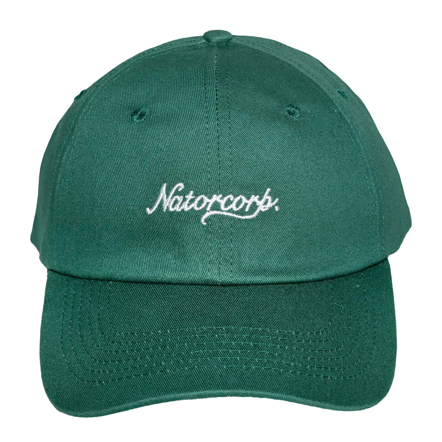 Cursive Green NatorCorp. Hat - NatorCorp