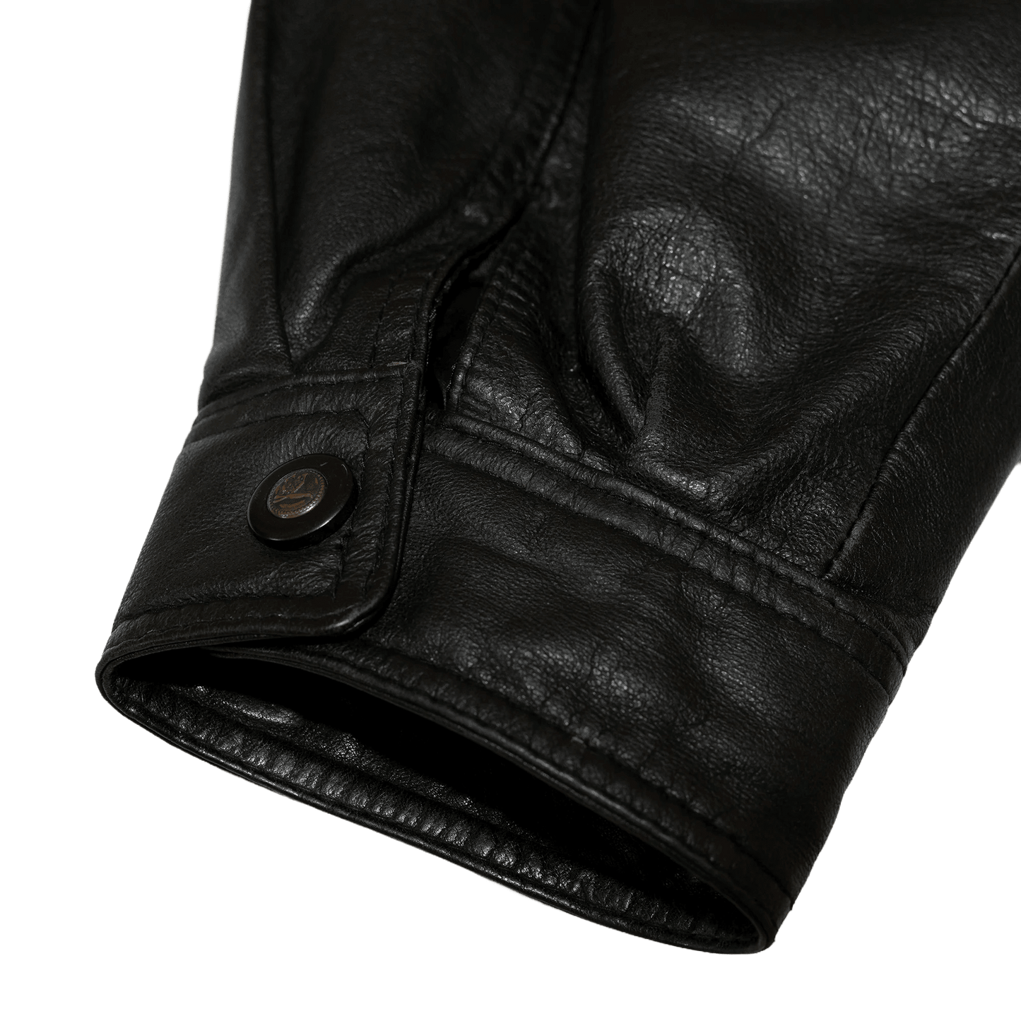 NatorCorp. x Apathetic Black Leather Jacket - NatorCorp