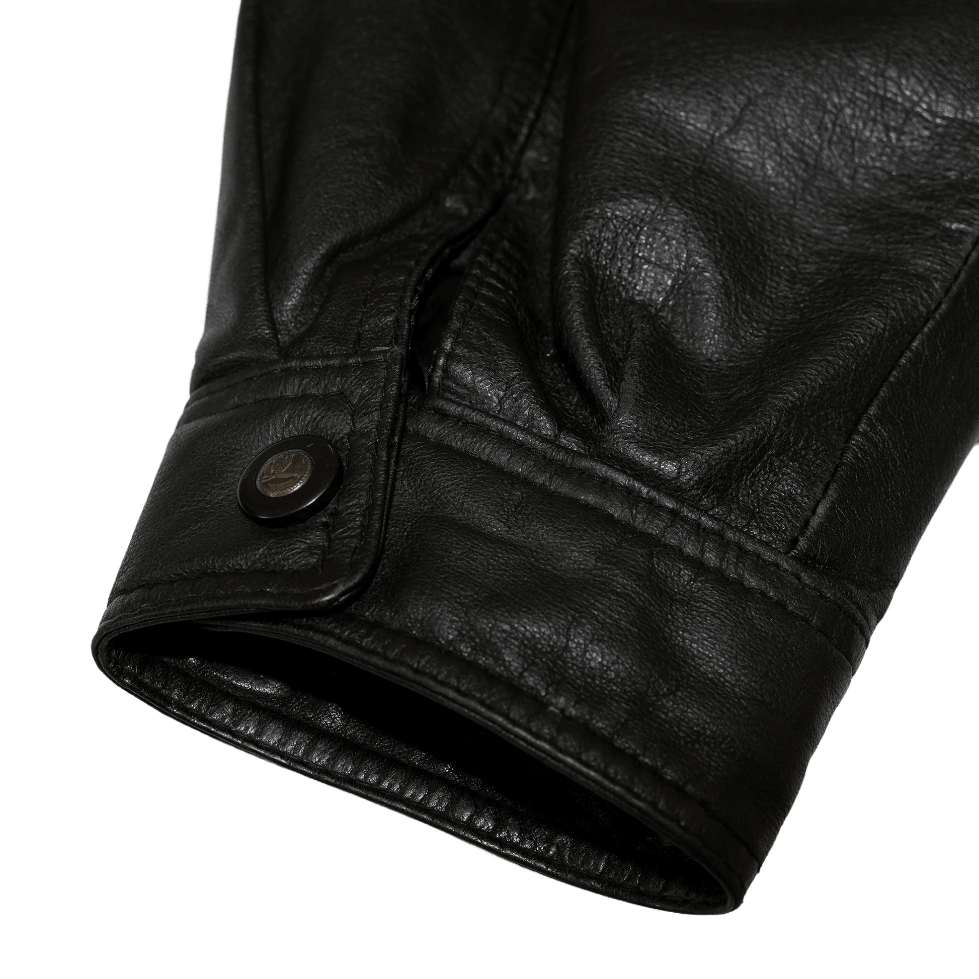 NatorCorp. x Apathetic Black Leather Jacket - NatorCorp